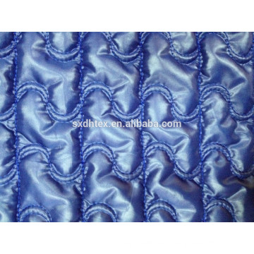 2015 Padded winter embroidery quilting jacket/garment fabric